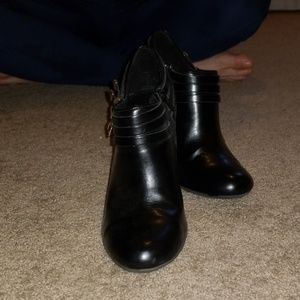 Fioni black booties.